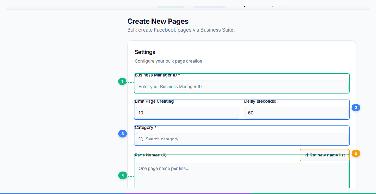What Is Create BM Pages? Bulk Create Facebook Business Manager Pages