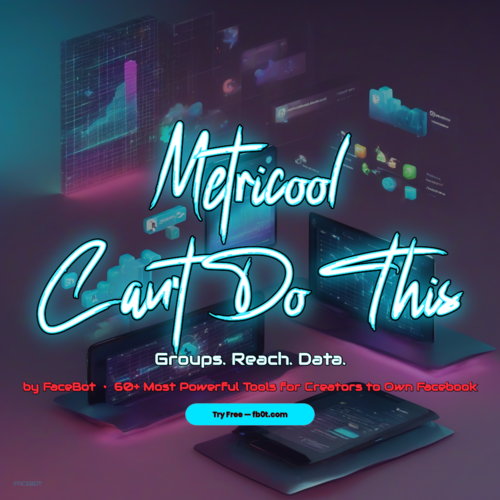 What Metricool Can't Do on Facebook: Groups, Extraction & Viral Research